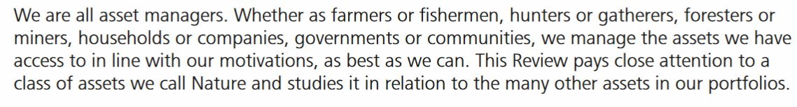 In this quote from the Dasgupta Review, we see the issue in a nutshell. As Albert Einstein (possibly) said, "We cannot solve our problems with the same thinking we used when we created them."