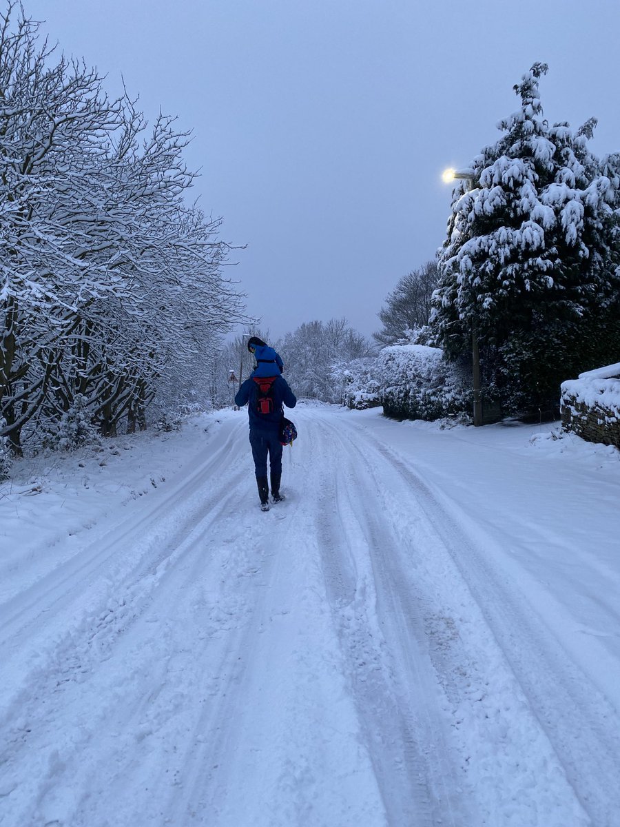 Wicked walk to nursery this morning!