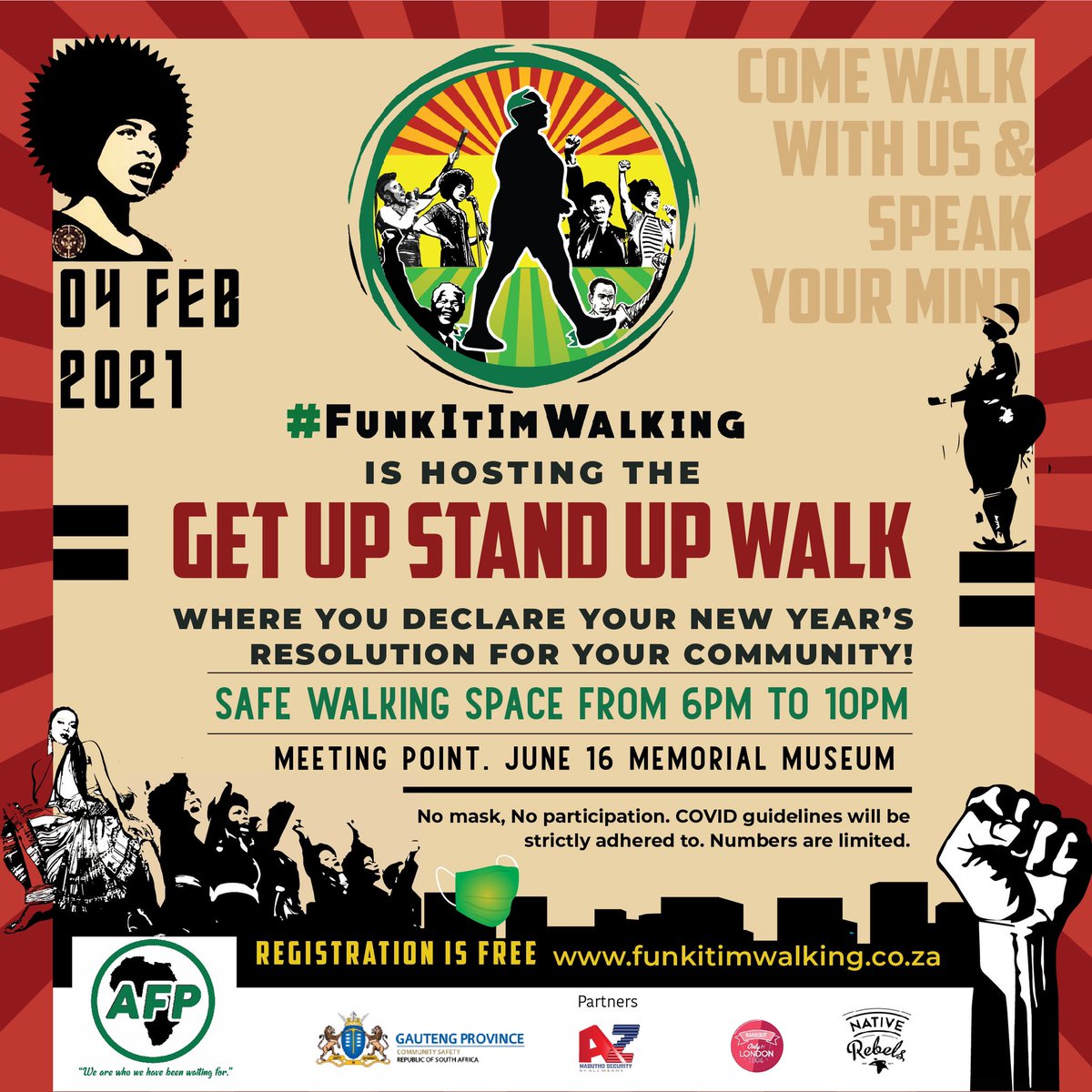 nomisupasta's tweet photo. On #TheSpear this Wednesday we chat to artist Anelisa Stuurman about her career and her FunkItImWalking #CommunityResolution @WomanRadio #TheSpear The show for women who give direction🔥 cc: @Annalyzermuziq https://t.co/PFqnpuBSQY