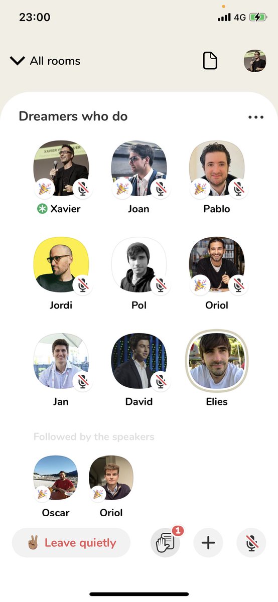 Xavier Verdaguer (@xavierverdaguer) on Twitter photo Sala Imagine abierta al mundo. Nos “vemos” en Clubhouse cada viernes a las 7:07 PM CET (7:07 de la tarde hora Barcelona). Este próximo viernes contaremos el propósito y las normas en este club de #Dreamerswodo dentro de <a href="/joinClubhouse/">Follow @Clubhouse</a> . <a href="/imaginecc/">cc Imagine</a> Sala Imagine abierta al mundo. Nos “vemos” en Clubhouse cada viernes a las 7:07 PM CET (7:07 de la tarde hora Barcelona). Este próximo viernes contaremos el propósito y las normas en este club de #Dreamerswodo dentro de <a href="/joinClubhouse/">Follow @Clubhouse</a> . <a href="/imaginecc/">cc Imagine</a>
