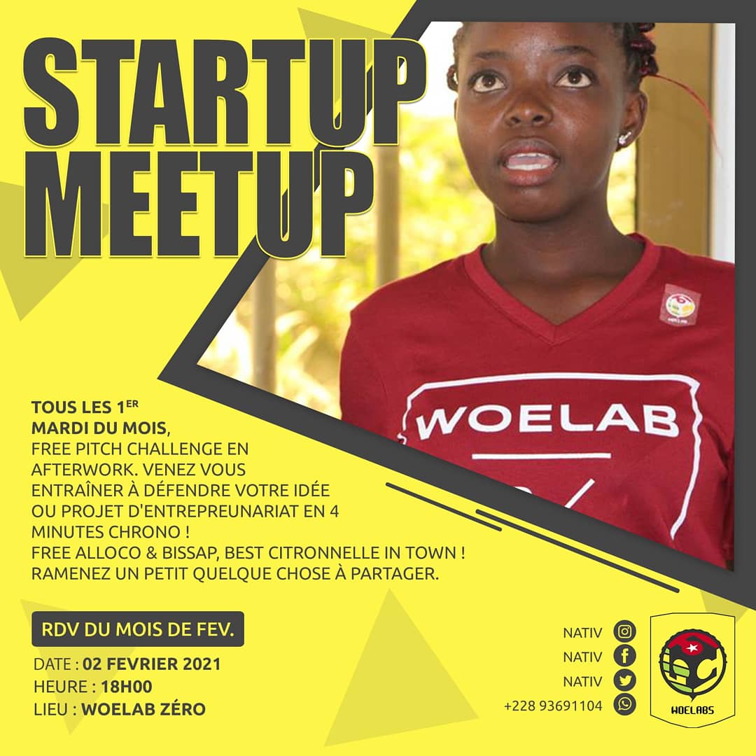 Nous vous invitons aujourd'hui au deuxième meetup de l'année. Venez vous entraîner a pitcher votre start-up ce jour à partir de 18H00 WoeLab Zéro