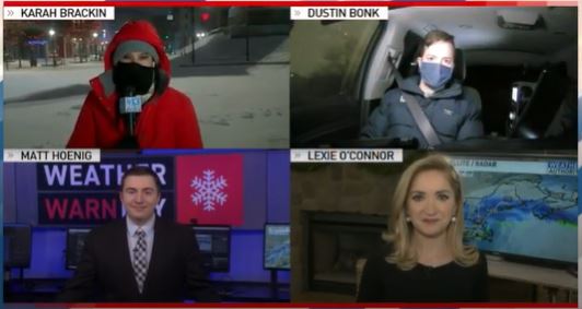 KatieWGME's tweet image. We have crews covering all angles of this nor&apos;easter! @wgme