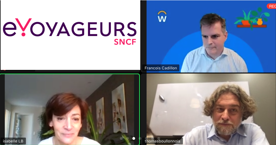 [#Webinar <a href="/Workday/">Workday</a> &amp; @evoyageursSNCF ]
Isabelle Lerin-Basset, #DRH e.Voyageurs SNCF nous explique comment nos équipes #RH se sont organisées et adaptées grâce au #digital et notamment à la plateforme #Workday pour faire face à la crise de la #Covid19.