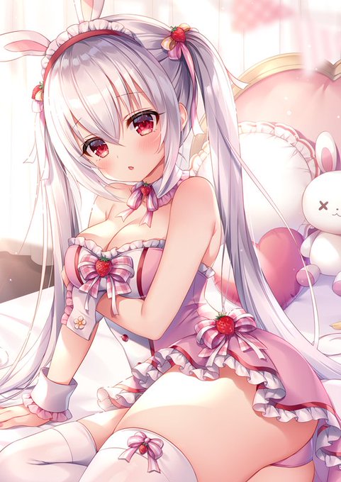 #ツインテールの日 
吸血鬼ちゃんと悪魔ちゃん🌹 