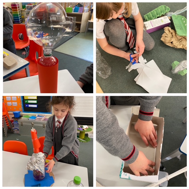 wooltonprimary's tweet image. After watching the news video, we decided to make our own junk modelling rockets. We had lots of fun thinking up bizarre and different designs! #WPScreativity #WPSspace
