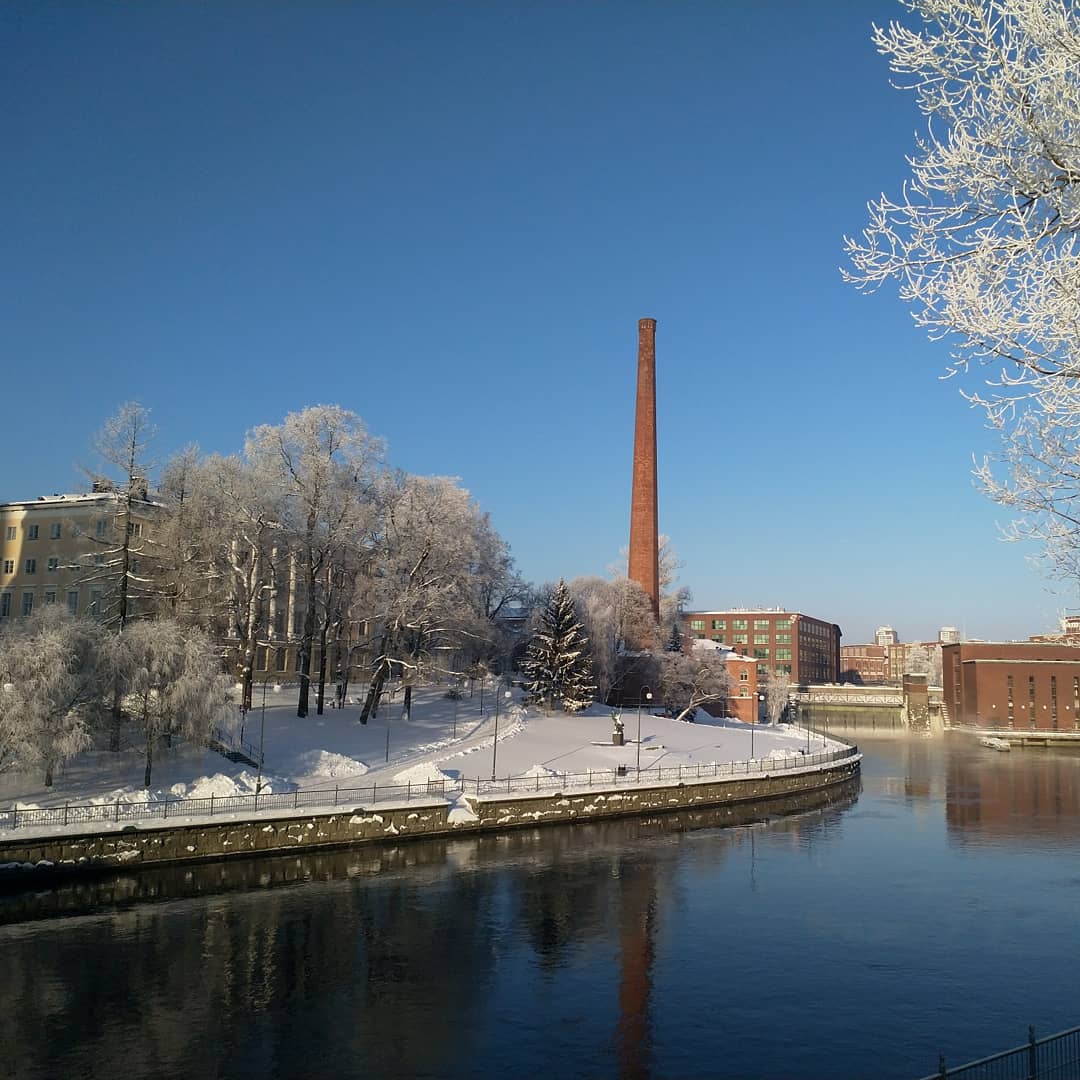 AdinaSolutions's tweet photo. Beautiful winter's day in Tampere. #Tampere #Finland https://t.co/10aMfm01XO