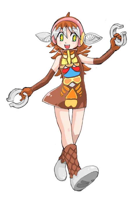ツインテールとは関係ない無いけど個人的にお気に入りの擬人化2枚 