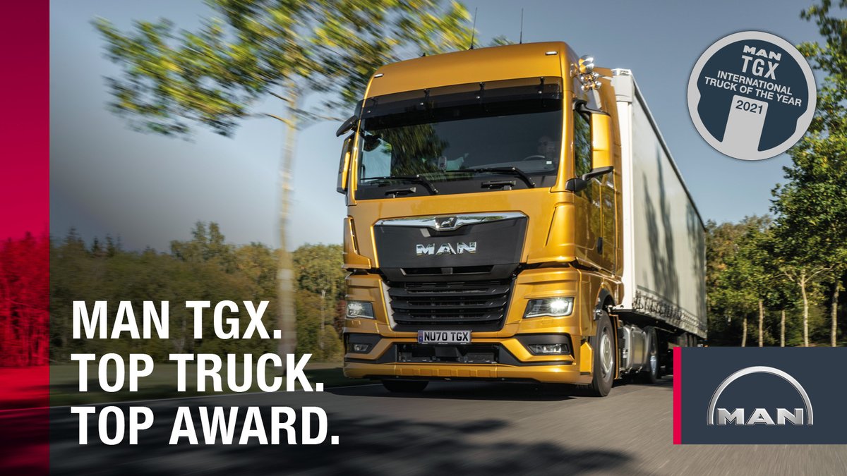 MAN TGX wins International Truck of the Year 2021 award