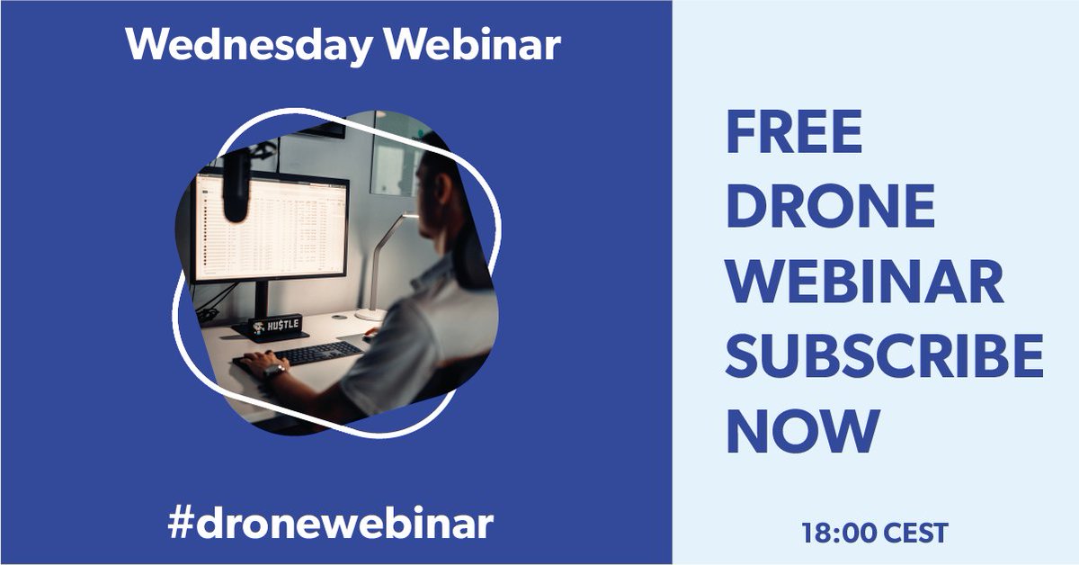 Yes! Tomorrow we have another Wednesday Webinar lined up for all you #droneoperators :-D See you there at 6 CEST! Reserve your seat @ idronect.com/webinars/
#dronetraining #dronesoftware