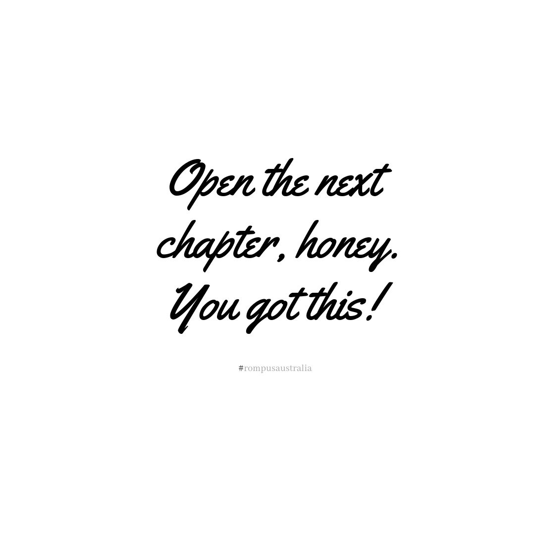 RompusAustralia's tweet photo. As the new season approaches, take this time to start a new chapter and be fearless! You go girl! #RompusGirl https://t.co/lI7E4NPzhS