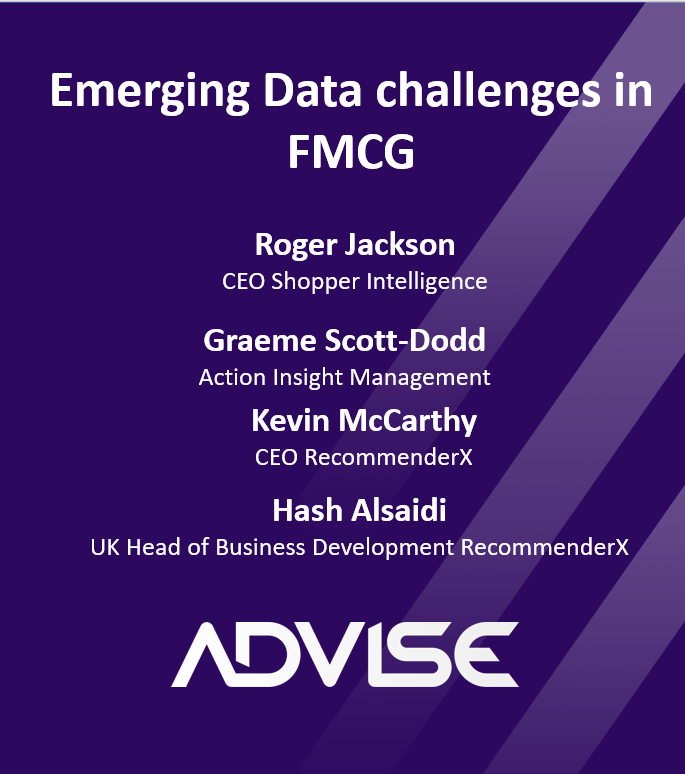 RecommenderX's tweet image. You can still register for the second in our free #webinar series, taking place today at 12pm. 
 Emerging #Data challenges in #FMCG features industry leaders offering their insights. 
Register now: zoom.us/webinar/regist…
