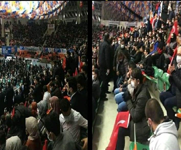 Binlerce esnafın ekmek teknesi kapanıyor, 65 yaş üstü 20 yaş altı sokağa çıkamıyor, eğitime bir yıldır ara verilip öğrenciler okullardan uzak tutuluyor, ama bütün kalabalıklar AKP ye hizmet ediyor..
#AşağıBakmayacağız
#DüzeninizBatsın