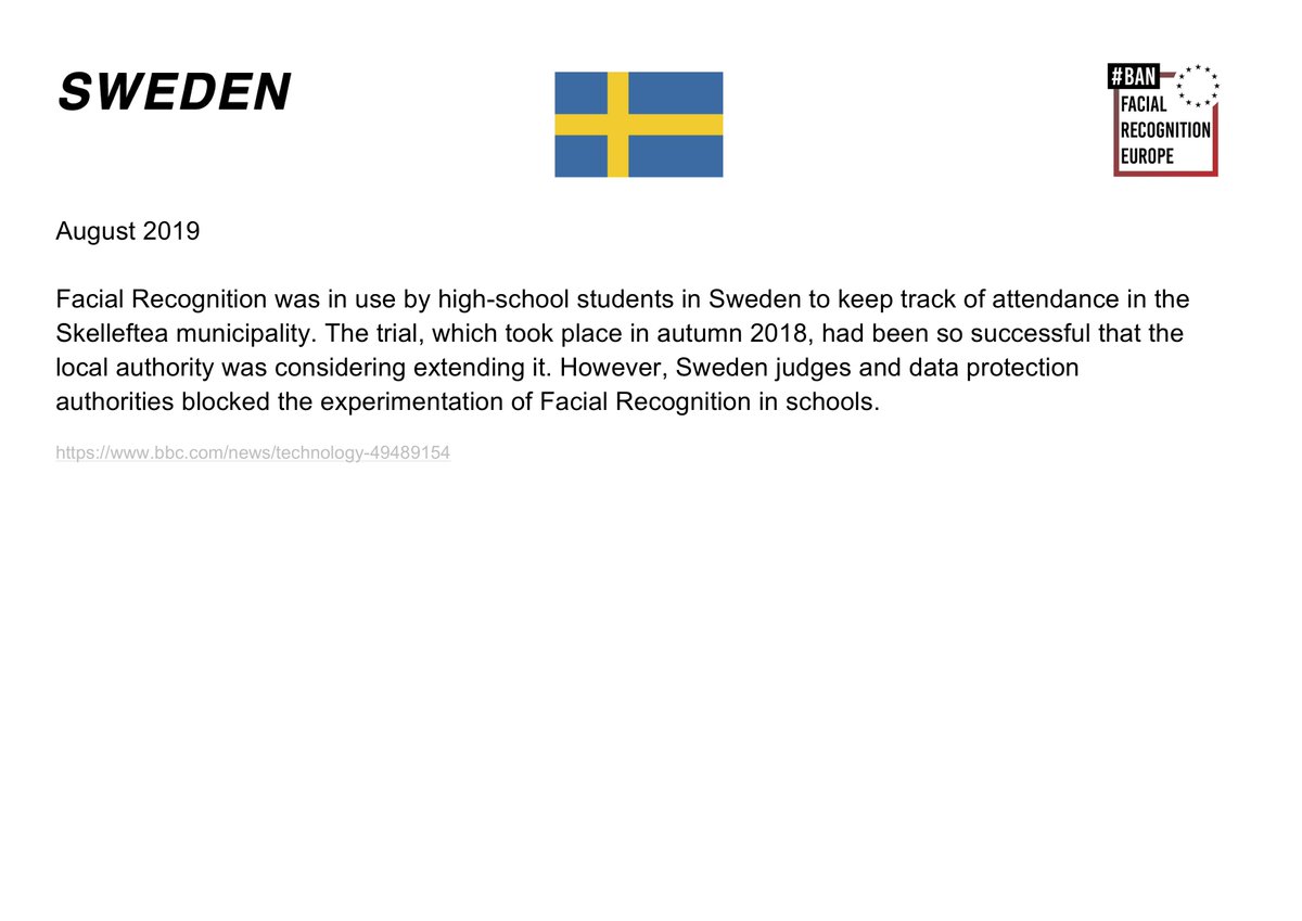 BanFacialRecEU's tweet photo. #BanFacialRecognitionEU #Evidence in #Sweden, #Scotland, #Poland uses of #FacialRecognition technology led to abuses of fundamental rights, lack of accountability, misspending of public funds for years. EU institutions are responsible.
All cases: https://t.co/MYLEXBDZtp https://t.co/qoOhueuE73