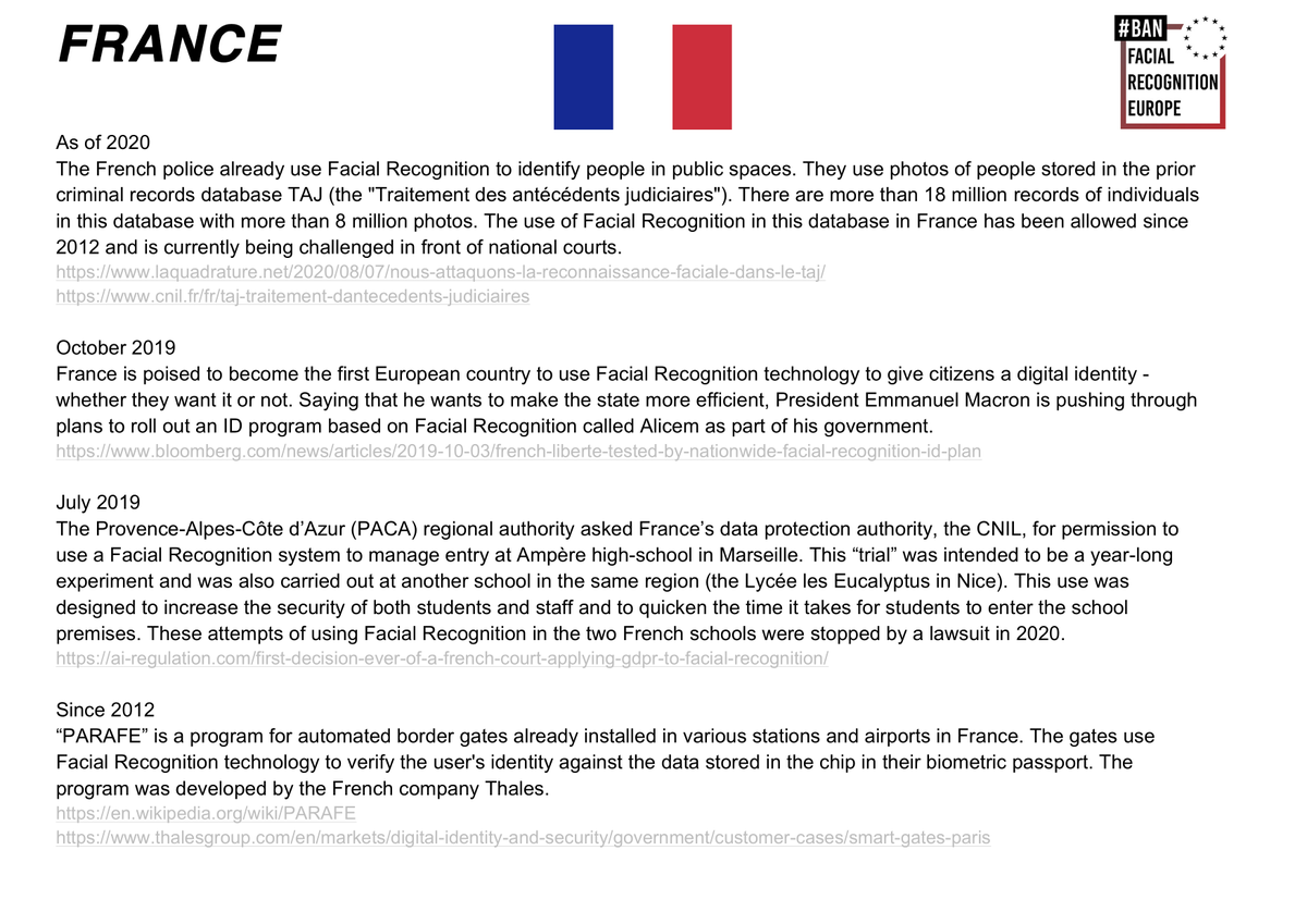 BanFacialRecEU's tweet photo. #BanFacialRecognitionEU #Evidence in #France, #Germany, #Italy, #Greece uses of #FacialRecognition technology led to abuses of fundamental rights, lack of accountability, misspending of public funds for years. EU institutions are responsible.
All cases: https://t.co/MYLEXBDZtp https://t.co/9zEA8RVJwT