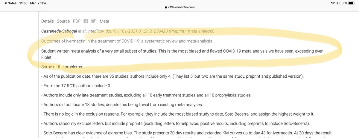 KovacsStephane's tweet image. Le travail de Thibault Fiolet utilisé comme norme de médiocrité es publication scientifique.