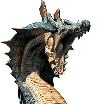 Lagiacrus has about sixteen protrusions on its mouth (Eight on the bottom, eight on the top) that it uses to help it hold onto prey within its jaws.
