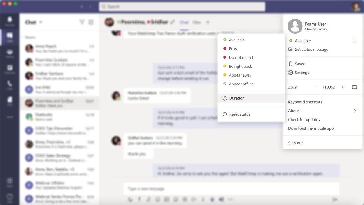 #TipTuesday: Set your #Teams status for a specific period of time with Presence Status Durations! 

Using this feature, users can appear "offline" even while using Teams so they can continue to work without being disturbed or interrupted. #M365