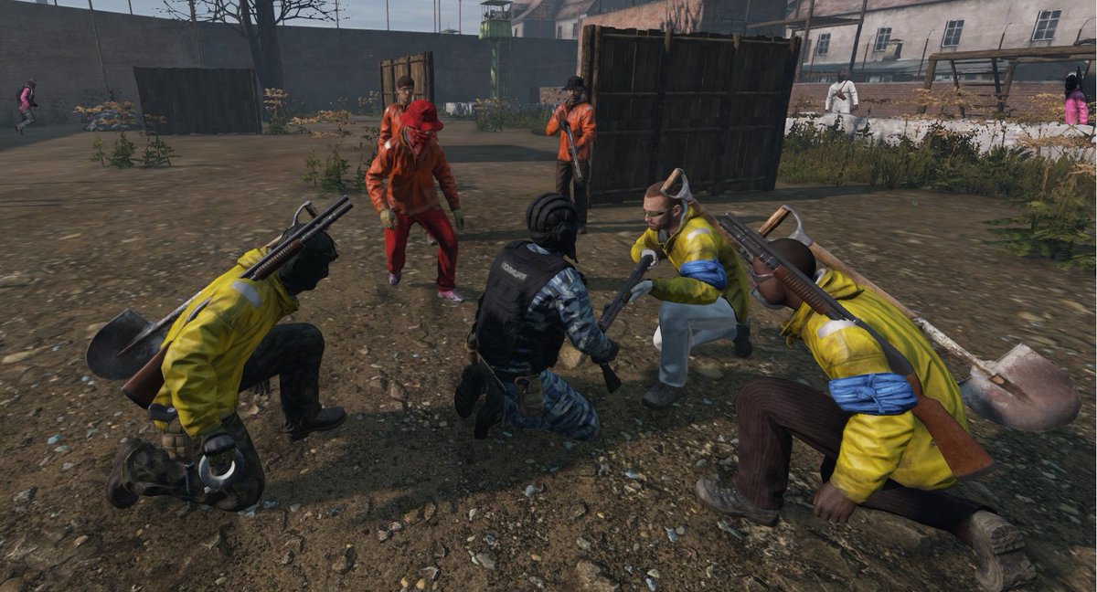 What a last day before our wipe: 
We danced (&amp; died) at a rave, had a car race, fought in the rubber slugg capture-the-flag arena and ended it all with some island death match - every day should be more like pre-wipe day 🤩

#MyDayZ