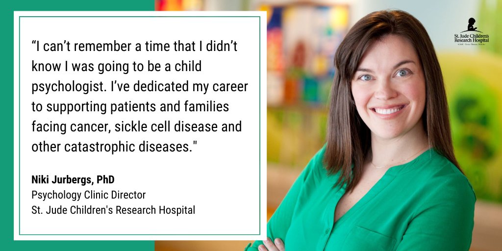 St. Jude Research (@stjuderesearch) on Twitter photo Life-changing experience helped forge the pediatric oncology career of Psychology Clinic Director <a href="/DrNikiJurbergs/">Niki Jurbergs, PhD</a>. Read her story: ow.ly/WV4h50Dlgbf #WomenInSTEM #WomenInScience Life-changing experience helped forge the pediatric oncology career of Psychology Clinic Director <a href="/DrNikiJurbergs/">Niki Jurbergs, PhD</a>. Read her story: ow.ly/WV4h50Dlgbf #WomenInSTEM #WomenInScience