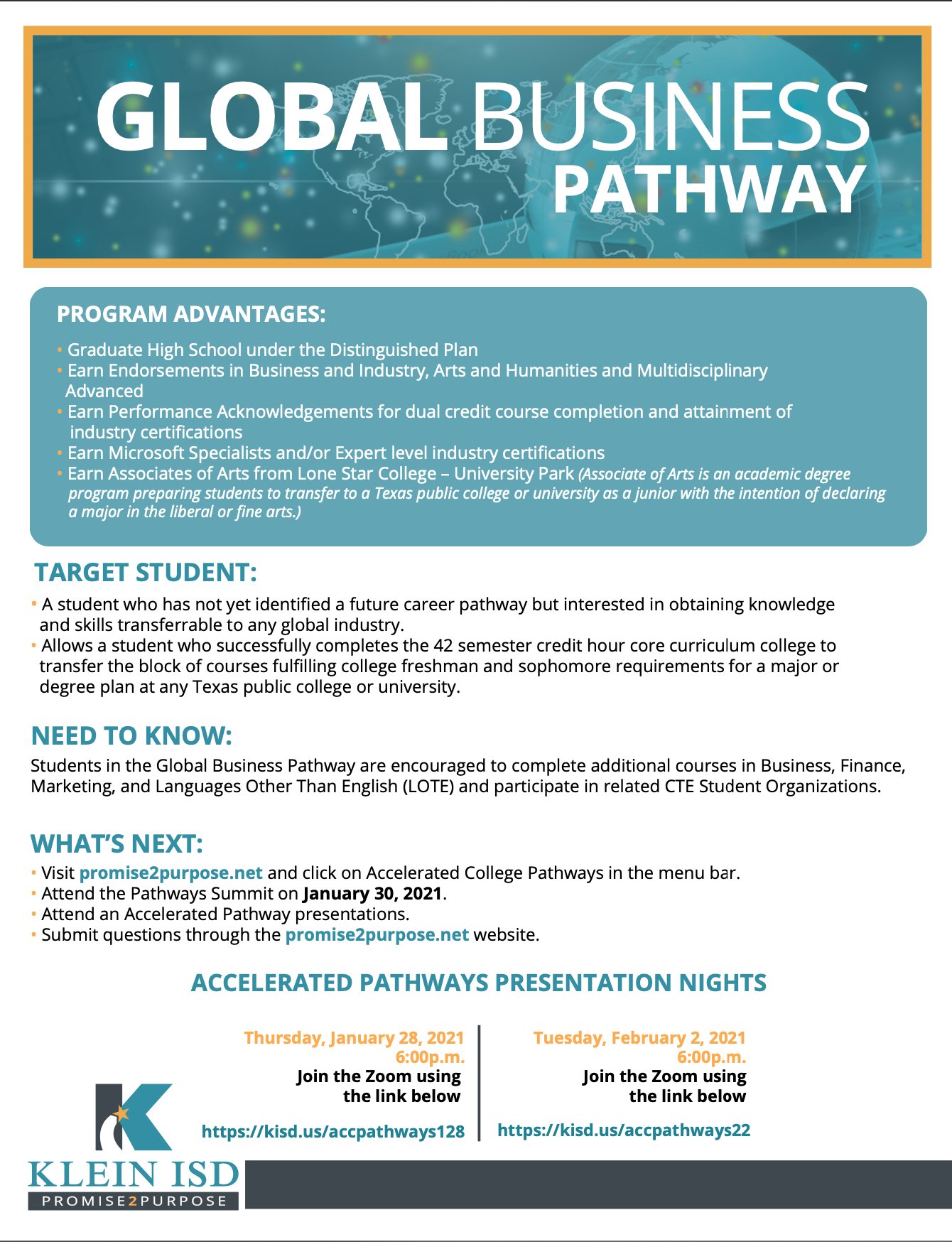 Accelerated Pathway - Advanced Nursing, Klein ISD Career and Technical  Education