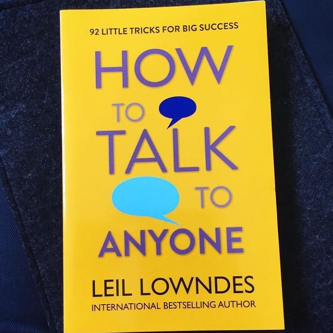 COMMUNICATION !!
Quite a hard subject it is and critical in all areas of life. The good thing about it, you can ALWAYS learn it.
#howtotalktoanyone #leillowndes  #communication #relations  #ebookgarden