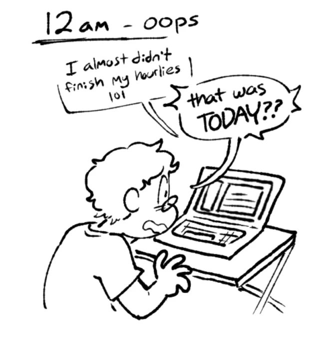 doing #hourlycomicday2021 a day late bc i am not beholden to twitter's rules 