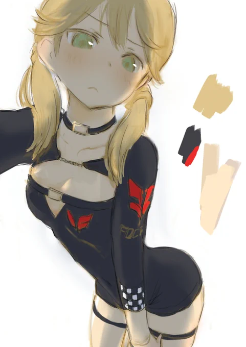 朱音changSPスキルのあのポーズやってよラフ 