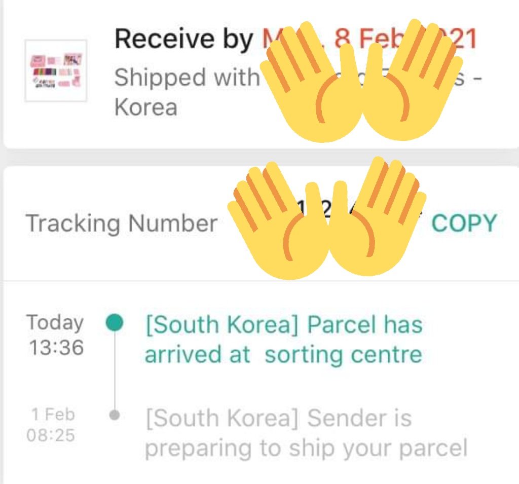 astrohabitph's tweet photo. #ASTUpdates / #ASTPHUpdates
Loona SG 2021BATXH 1 sucessfully arrived at Sorting Centre.
Will be received in Feb,8,2021
Thankyou! https://t.co/HP9RGs81v3