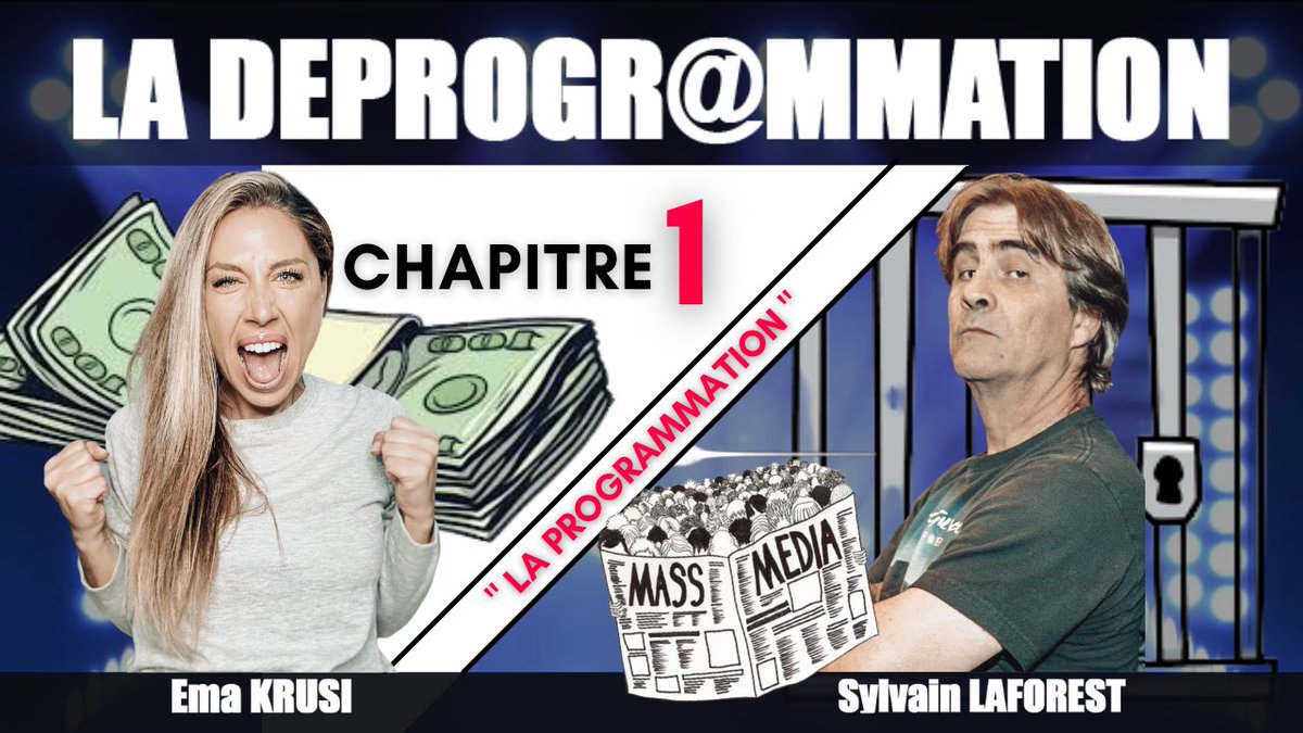EmaKrusi's tweet photo. Envie de vous déprogrammer ?Chapitre 1 : La programmation 👉 https://t.co/TfWFuJmh5G Avec Sylvain Laforest https://t.co/Z21XmFoFyA