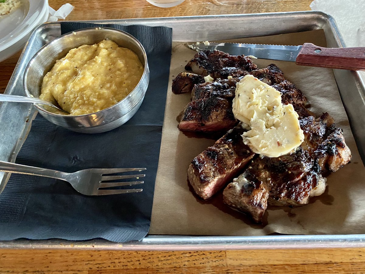 SoHoSocialAL's tweet image. Steak! Chef’s Cut char-grilled to order and finished with compound butter. #besocial #eatsteak