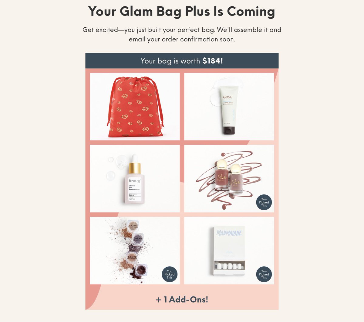 RiShellz1985's tweet photo. My February #IpsyGlamBagPlus ❤️
.
If you haven’t yet go make your choices and let me know if your happy with your picks 💕
.
Wanna subscribe? You can by going here ⬇️
https://t.co/9A4ptFGAQZ
.
#GlamBagPlus #ipsyglambag #ipsycustomization #ipsypicks #ipsyplus #ipsylove @IPSY https://t.co/b80ACETLva