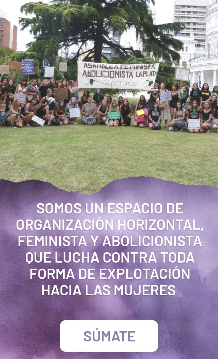 AsambleaAboloLP's tweet photo. 💜Te invitamos a participar de la organización del 8M en La Plata! Somos un espacio de organización horizontal, feminista y abolicionista. Sumate mandando un mensaje privado! 
💜Estamos en ig como @asambleaabolicionistalp 
💜Espacio seguro para mujeres https://t.co/lfWjD8NZfD