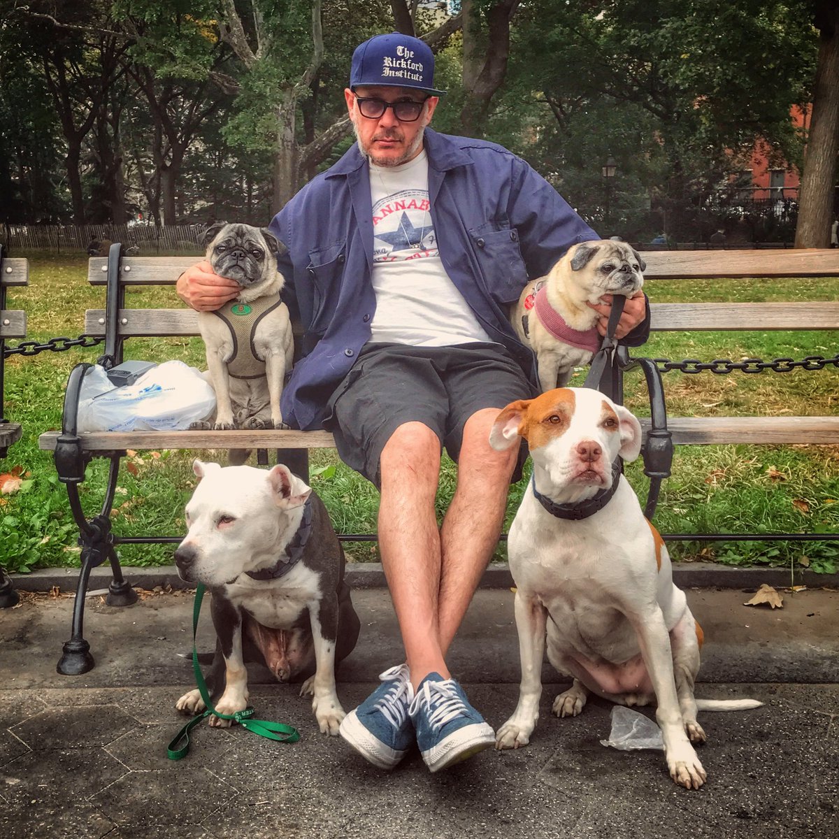 Rest In Peace #RickyPowell 
Humble. Grateful. Inspirational. Cool. Respected. Respectful. Interesting. Interested. A West Village icon. A Hip hop legend. A true individual. A gentleman.

We lost a kind man today. Wherever he is, I hope he’s krunching on a #krustyknish.