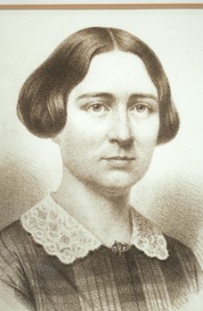 The in-laws were pioneers too. Two Blackwell brothers married prominent feminists, Lucy Stone & Antoinette Brown. Elizabeth disagreed with them about suffrage.