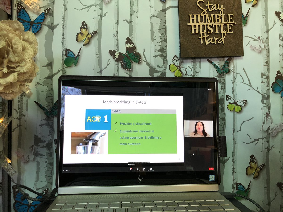 haley_galyean's tweet photo. After a great #3rdmath collaborative @TISDGOES , I’m excited to be learning at the #NCTMVirtual2021 conference! Starting off with #mathmodeling with @SavvasLearning 😊🤓 https://t.co/Dl8fP5dbYa