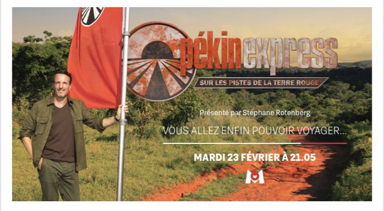 M6pro's tweet image. #PekinExpress avec @Steph_Rotenberg de retour sur @M6 à partir du mardi 23 février !

Vous allez enfin pouvoir voyager !