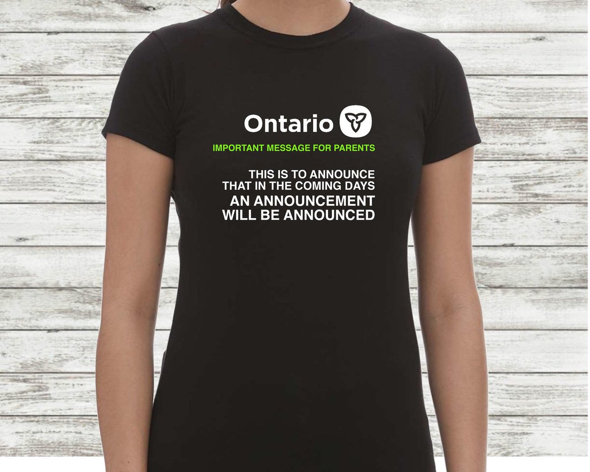 Travisdhanraj's tweet image. A friend in another province just sent me a pic of this t-shirt being sold online. #Onpoli #Onted