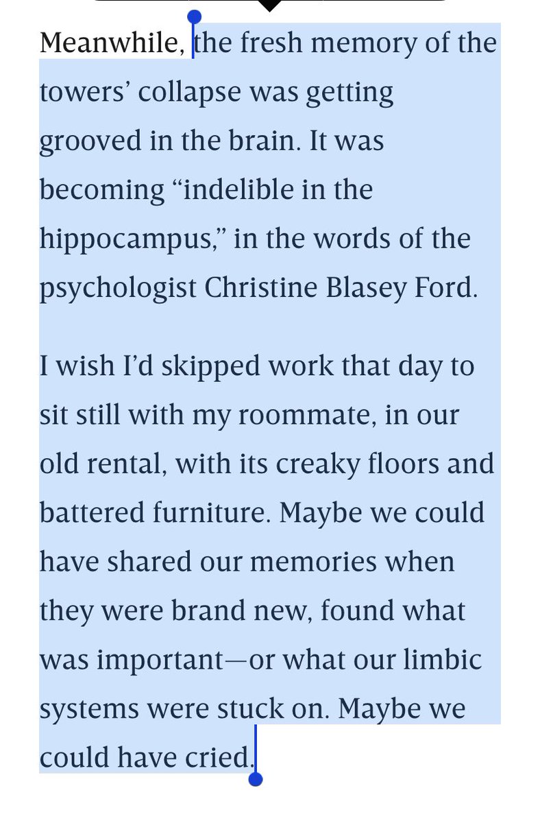 This is what I wish I’d done on 9/12/2001 and the weeks after the trauma. It’s what  @AOC is actually doing right now. It’s a huge service to our country.