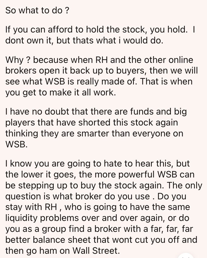 _JodyBreeze_'s tweet image. Best take from @mcuban in the @wsbmod discussion this morning! $GME $AMC 💎