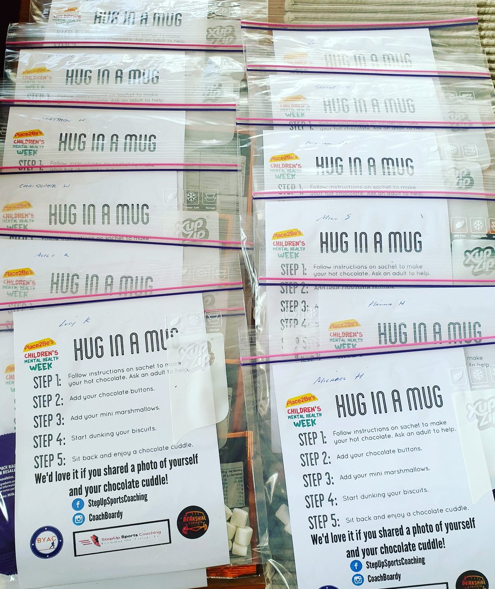 First batch of our Hugs in a Mug going out today!

#childrensmentalhealthweek #givingback #wellbeing