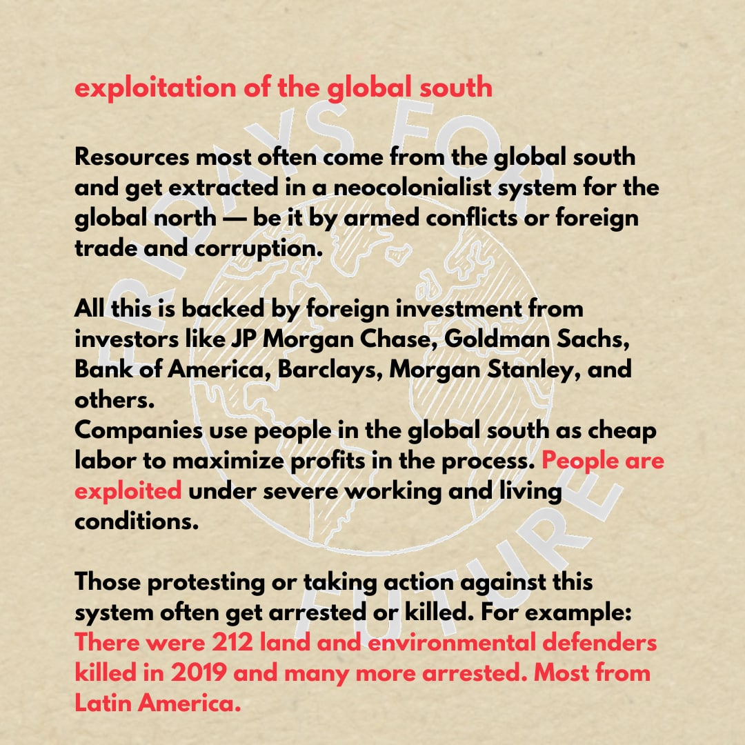 The countries in the Global North, which consume the most, often claim that they are decreasing their emissions. However, this is mostly due to exporting the production of our consumer goods to countries in the Global South. (3/4)