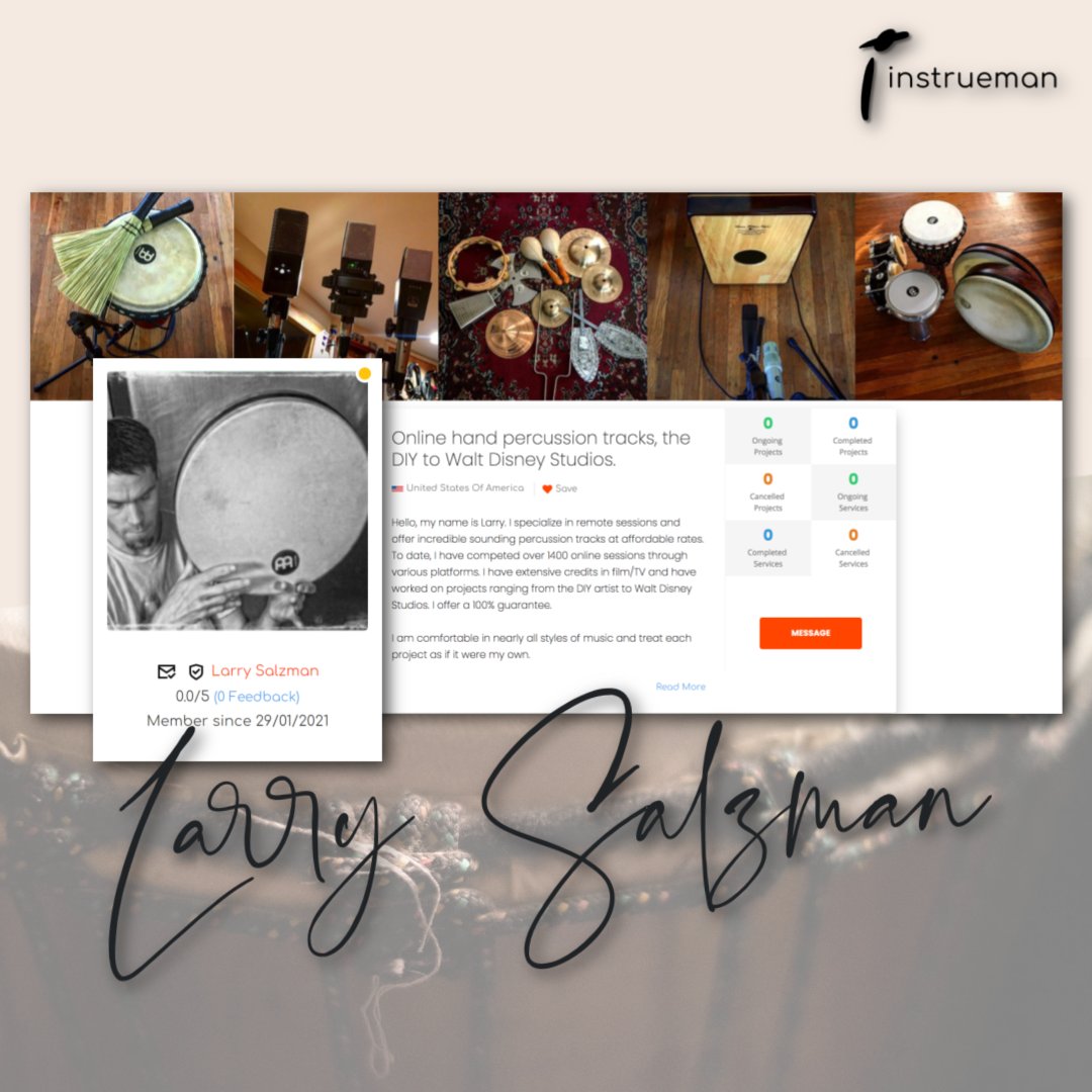 • Instrueman is a brand new platform, that allows composers and producers to easily add a human touch to their creations. 
#composer #sessionmusician #remoterecording #studiomusician #homerecording