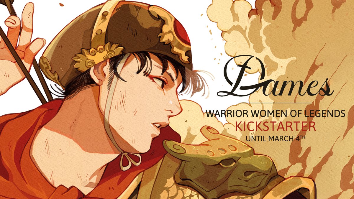 KICKSTARTER LAUNCH ⚔️

Dames, Warrior Women of Legends is an artbook featuring 60 artists.
Original goodies are available in special bundles.

RT this tweet to maybe unlock a special stretchgoal 👀
And order during the first 24h to receive a free print!

kickstarter.com/projects/dames…