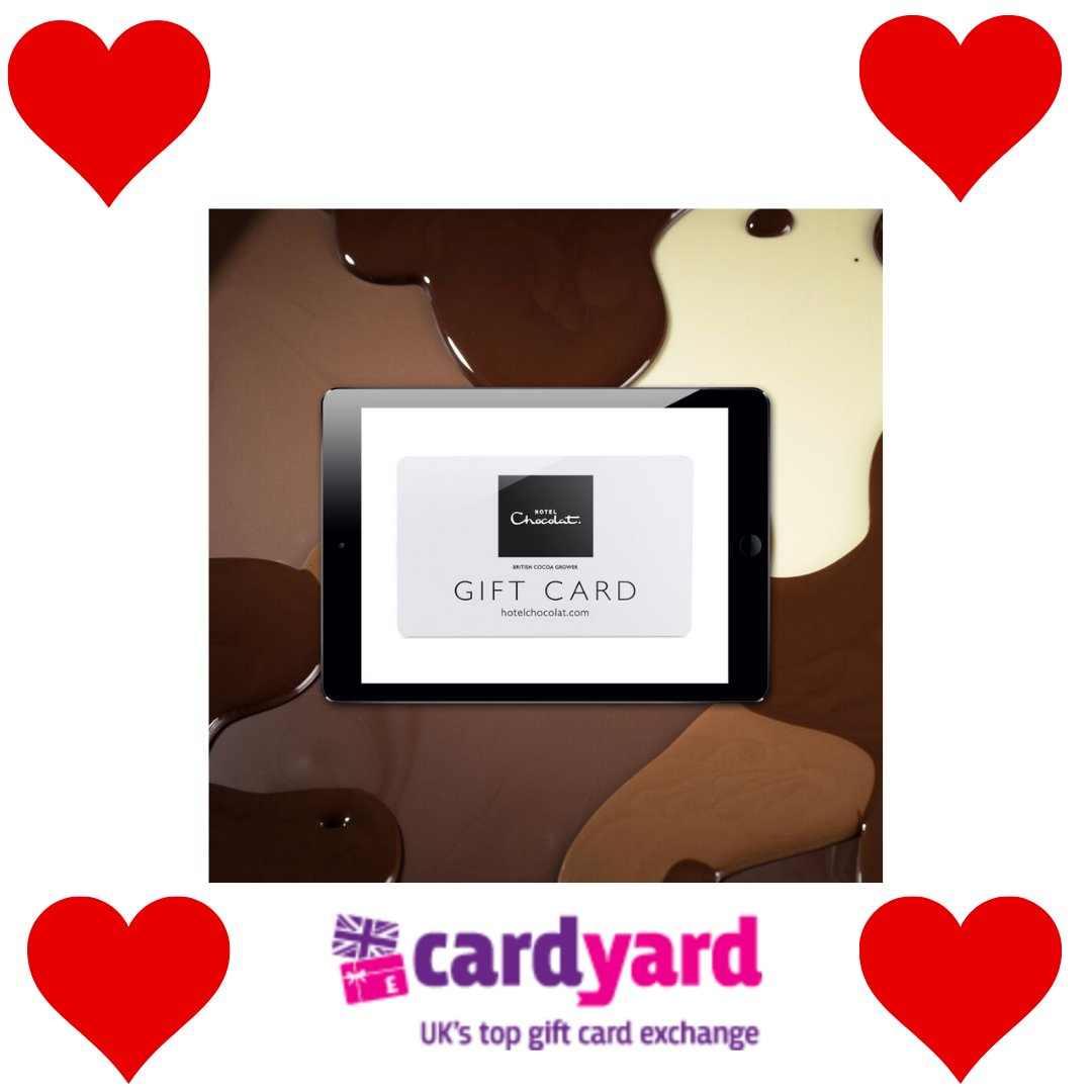 cardyard's tweet image. 🍫We have 5 x £10 Hotel Chocolat eGift cards to give away🍫 Fancy a cheeky chocolate treat during lockdown or want to give it to someone instead? 

Just do the following! Follow our page, tag 2 people in the comments and retweet this post.

Ends 12pm 25th February.