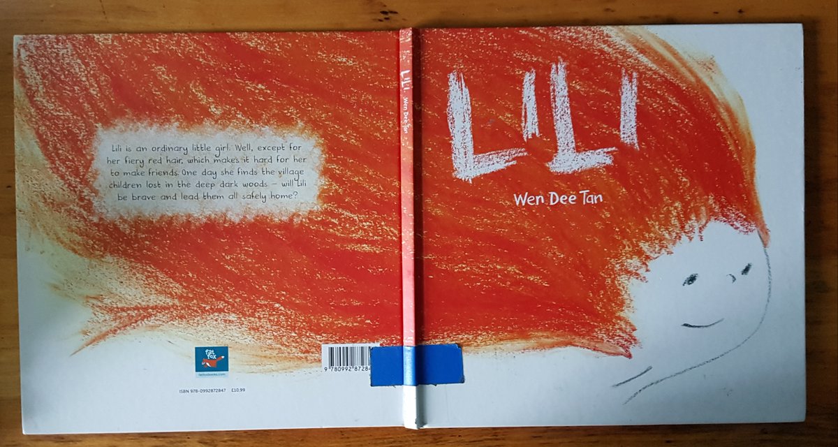 Next on @klausfluggeprize reflections is Wen Dee Tan’s fairy-tale-like debut, Lili. It tells the story of a young girl who can't fit into her community because of her hair which is a living flame. Only when her courage & unique trait saves some children is she welcomed back (1/6)