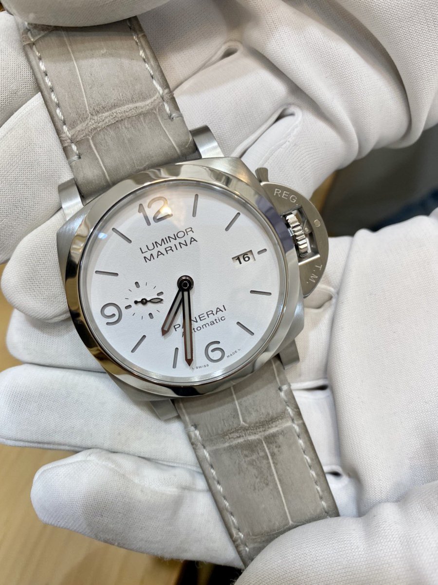 機械式腕時計専門店 ウォッチ911 Kazuki 明日 もう今日か パネライの新作ルミノールマリーナ ホワイトダイヤルのpamをウォッチ911ちゃんねるにてご紹介予定です さてホワイトダイヤルのルミノールってどうなの ってことで お楽しみに