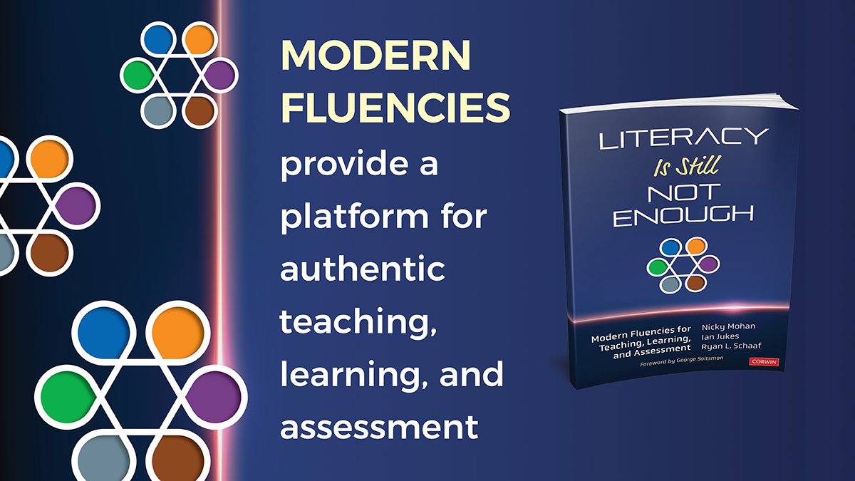 CorwinPress's tweet image. #Literacy Is Still Not Enough is out now! This book provides a practical framework for integrating new fluencies into traditional curriculum. @nickymohan @ijukes @RyanLSchaaf
Learn more about the book: ow.ly/YUOB50D5Dhv