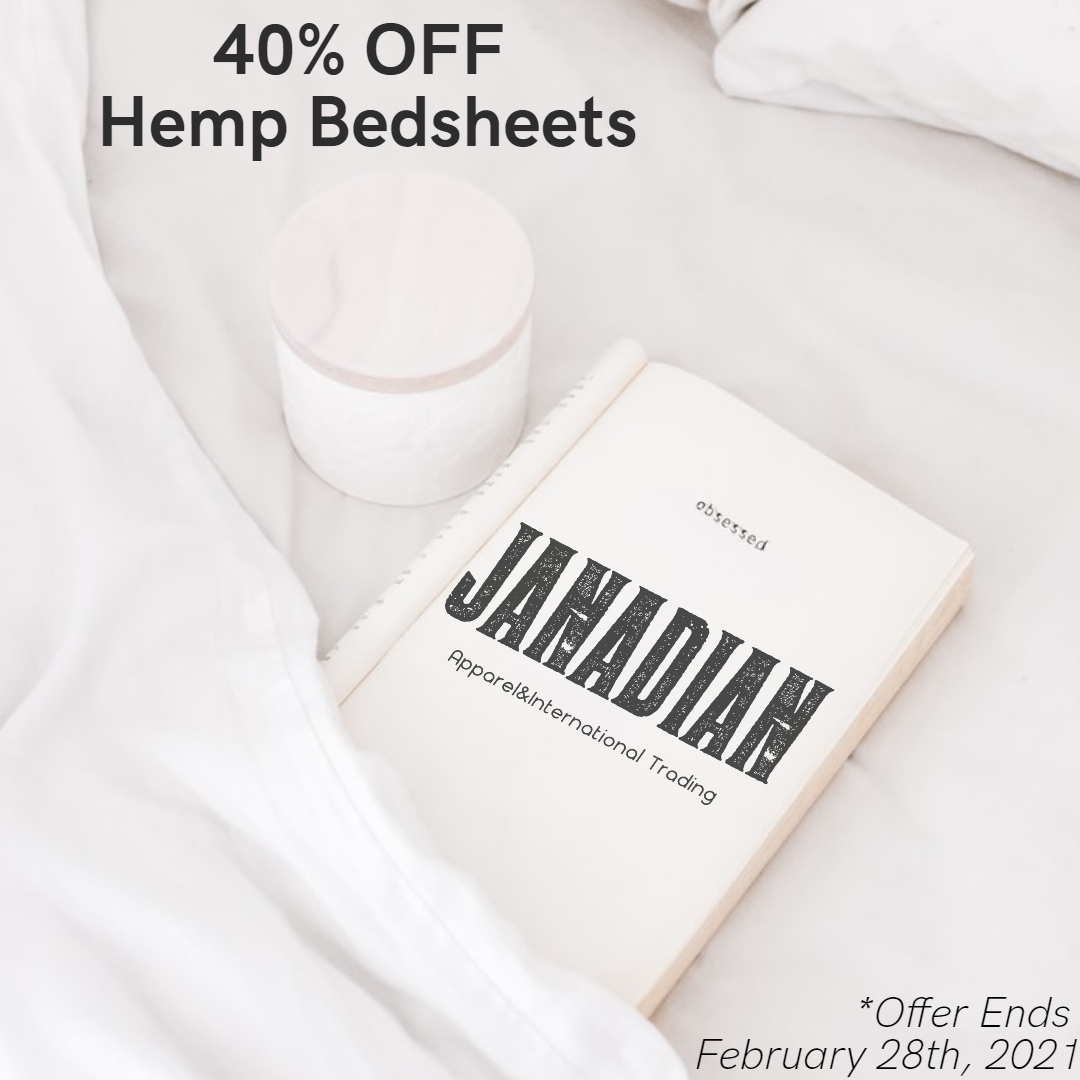 Fall in Love with Hemp Bedsheets from Janadian.ca 

Get 40%OFF Hemp Bedsheets with CODE: 'HEMPLOVE'
OFFER ENDS TOMORROW AT MIDNIGHT! 
#Hemp #CannabisCommunity #CannabisNews #cannabisindustry #bed #bedroom #love #loveit