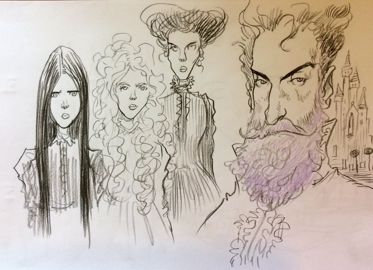 Many illustrators inspire Tan. This is verbatim from  @fhordon1 blog (see below): ‘Lisbeth Zwerger and Miniji Kim for their technical brilliance’, Isabelle Arsenault for her colour palette’ & ‘Chris Riddell for his characterisations and the expressions on his characters’ (5/6)