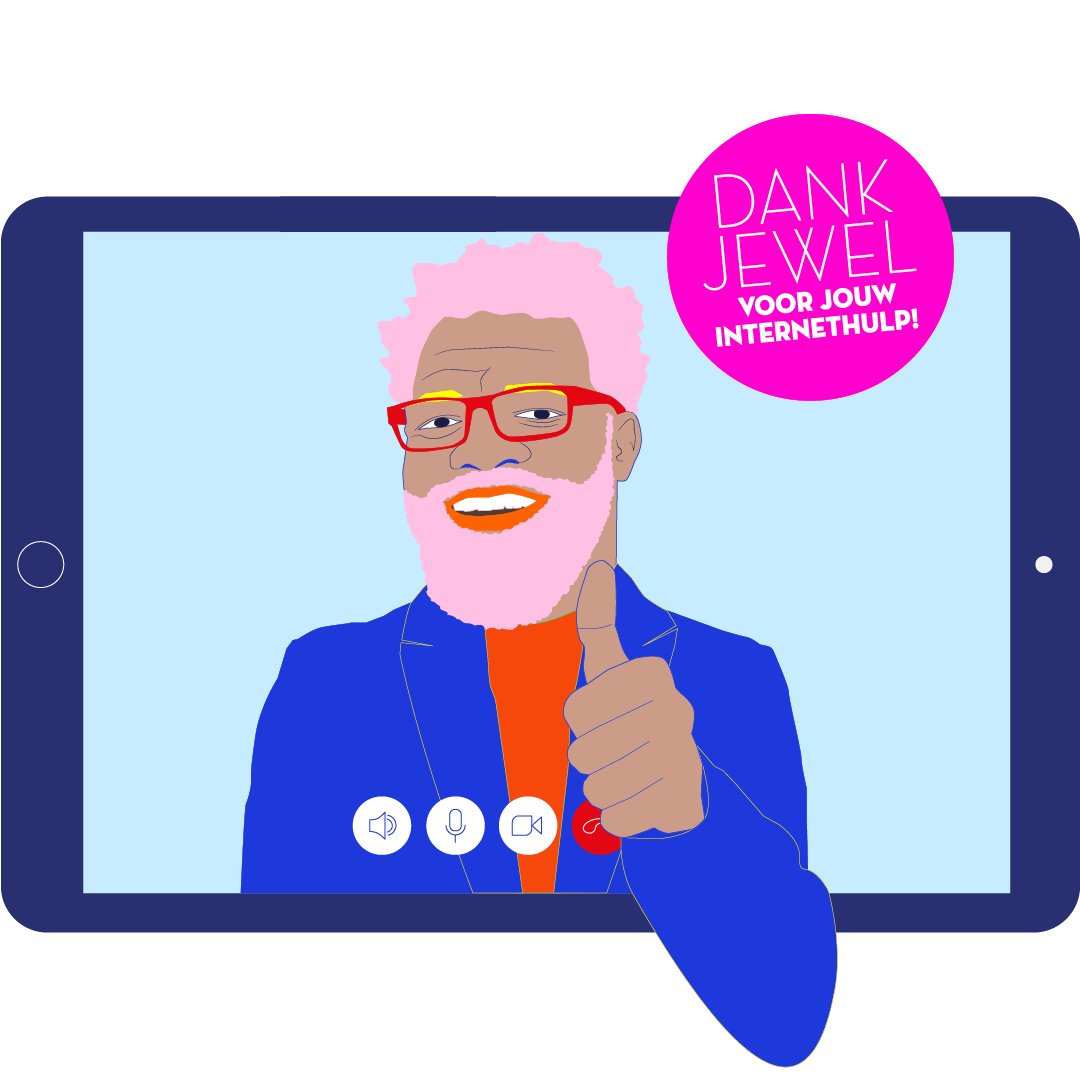 Dank je wel voor je internethulp
Wil jij iemand bedanken die jouw online leven een stukje makkelijker heeft gemaakt tijdens de pandemie? 
#saferinternetday2021 #veiliginternetten